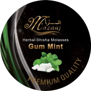 Mazaaj Gum Mint Herbal Shisha/Hookah Molasses Flavours