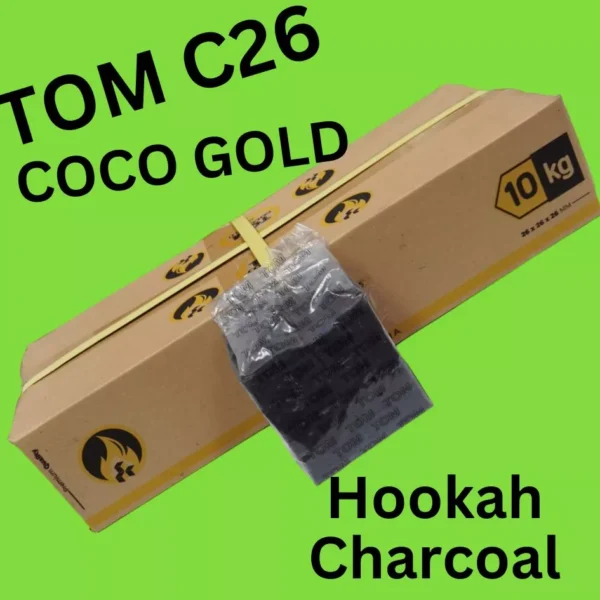 TOM COCO GOLD Hookah Shisha 10KG Charcoal C26