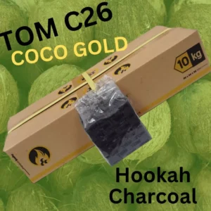 TOM COCO GOLD Hookah Shisha 10KG Charcoal C26 Shisha charcoal TOM COCO