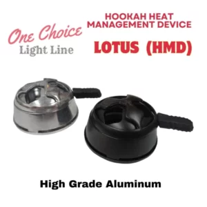 hookah heat management device aluminum ( Lotus HMD ) Black and white option