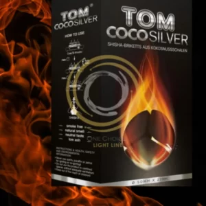 TOM COCOCHA SILVER 3/3 shisha & hookah tom coco Coal